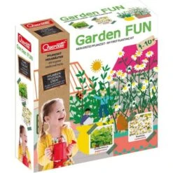 JOHN 0682D - Gartenspielzeug - Quercetti, Pflanzset Heilkräuter