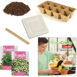 JOHN 0682D - Gartenspielzeug - Quercetti, Pflanzset Heilkräuter -Spielzeugparadies john 0682d gartenspielzeug quercetti pflanzset heilkraeuter 2 600x600