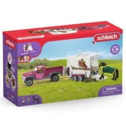 SCHLEICH 42346 - Horse Club - Pick Up Mit Pferdeanhänger