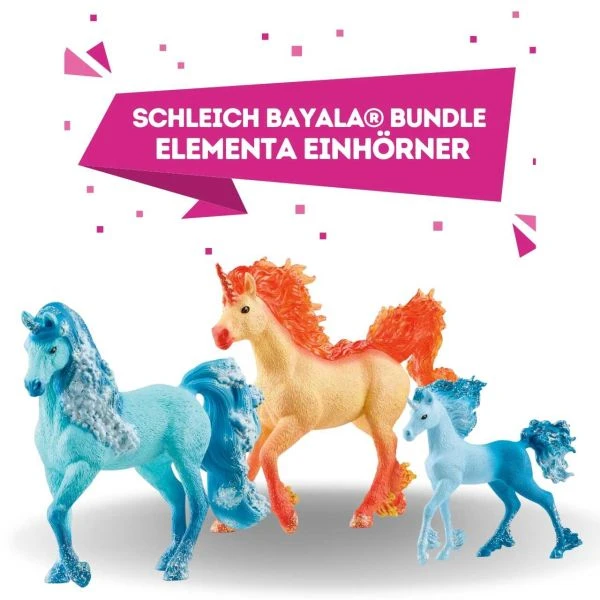 SCHLEICH Bayala® Elementa Einhorn Bundle 3 SCHLEICH Bayala® Elementa Einhorn Bundle