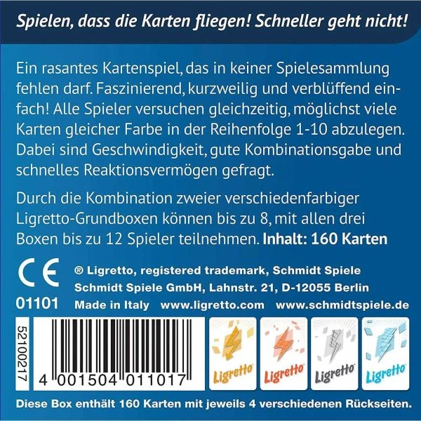 SCHMIDT 1101 - Familienspiel - Ligretto® Blau 4 SCHMIDT 1101 - Familienspiel - Ligretto® Blau – Bild 2