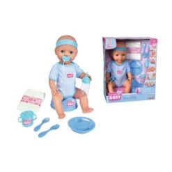 SIMBA 105030044 - New Born Baby - Babypuppe, Blaues Zubehör 7 SIMBA 105030044 - New Born Baby - Babypuppe, Blaues Zubehör -Spielzeugparadies simba 105030044 new born baby babypuppe blaues zubehoer 2 600x600