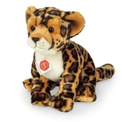 Teddy Hermann 904724 - Kuscheltier - Leopard Sitzend, 27cm