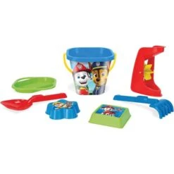 Wader 81142 - Sandspielzeug - Paw Patrol Eimergarnitur, 7-teilig