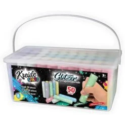 XTREM TOYS 367 - Straßenmalkreiden Glitzer, 50er Pack